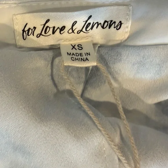 For Love & Lemons Rosalyn Maxi Dress Size XS NWT - Picture 9 of 14